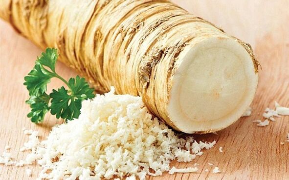 Horseradish root პარაზიტებისგან